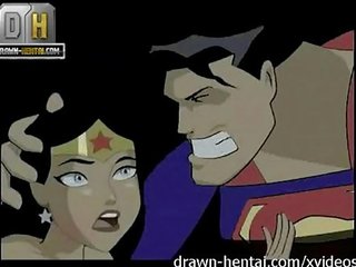 Justice league 성인 영화 - superman 용 경이 여성